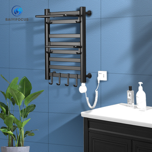 Intelligent electric heating space aluminum carbon fiber heating intelligent constant temperature drying towel rack