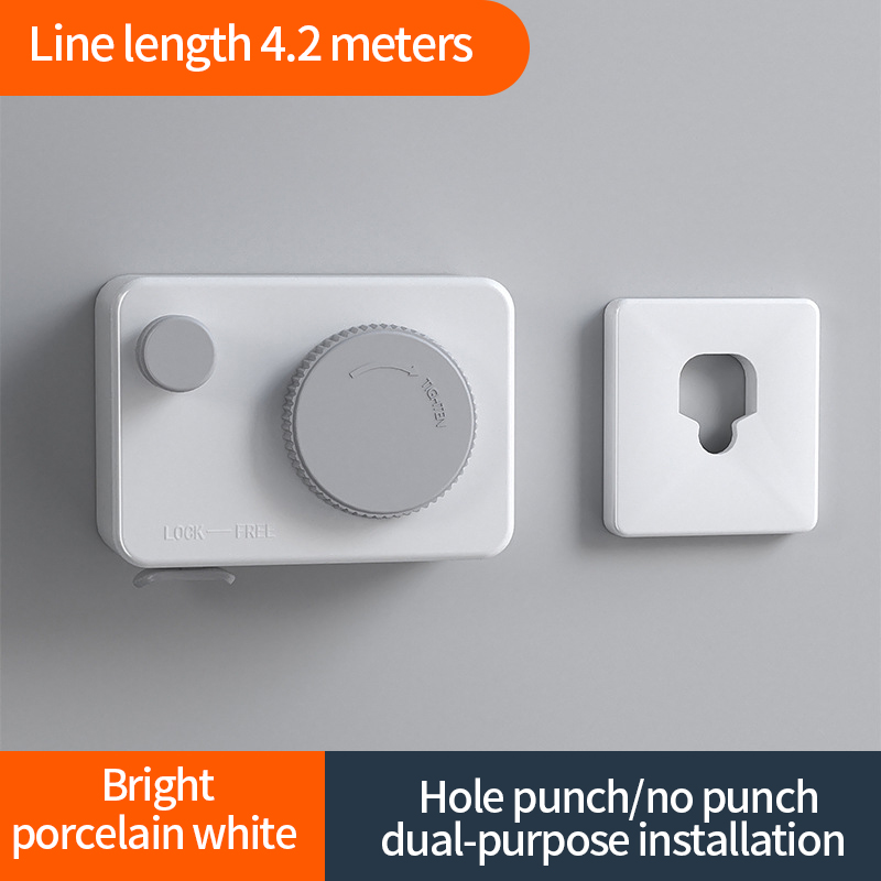 Retractable clothesline