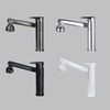 Bathroom faucet full copper hot and cold gun gray rotating universal faucet basin washbasin mechanical arm ABS nozzle