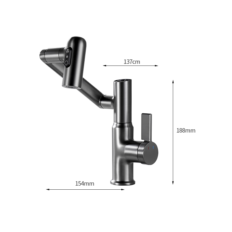 basin mixer size