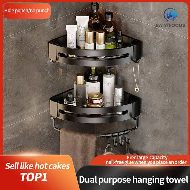 Space aluminum temperature control time smart home heating towel rack bathroom towel drying rack