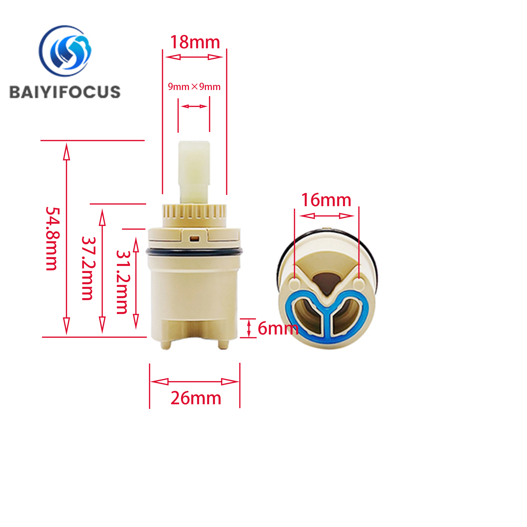Ceramic Faucet Cartridge
