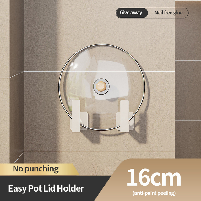 kitchen countertop pot lid cover rack rack bracket
