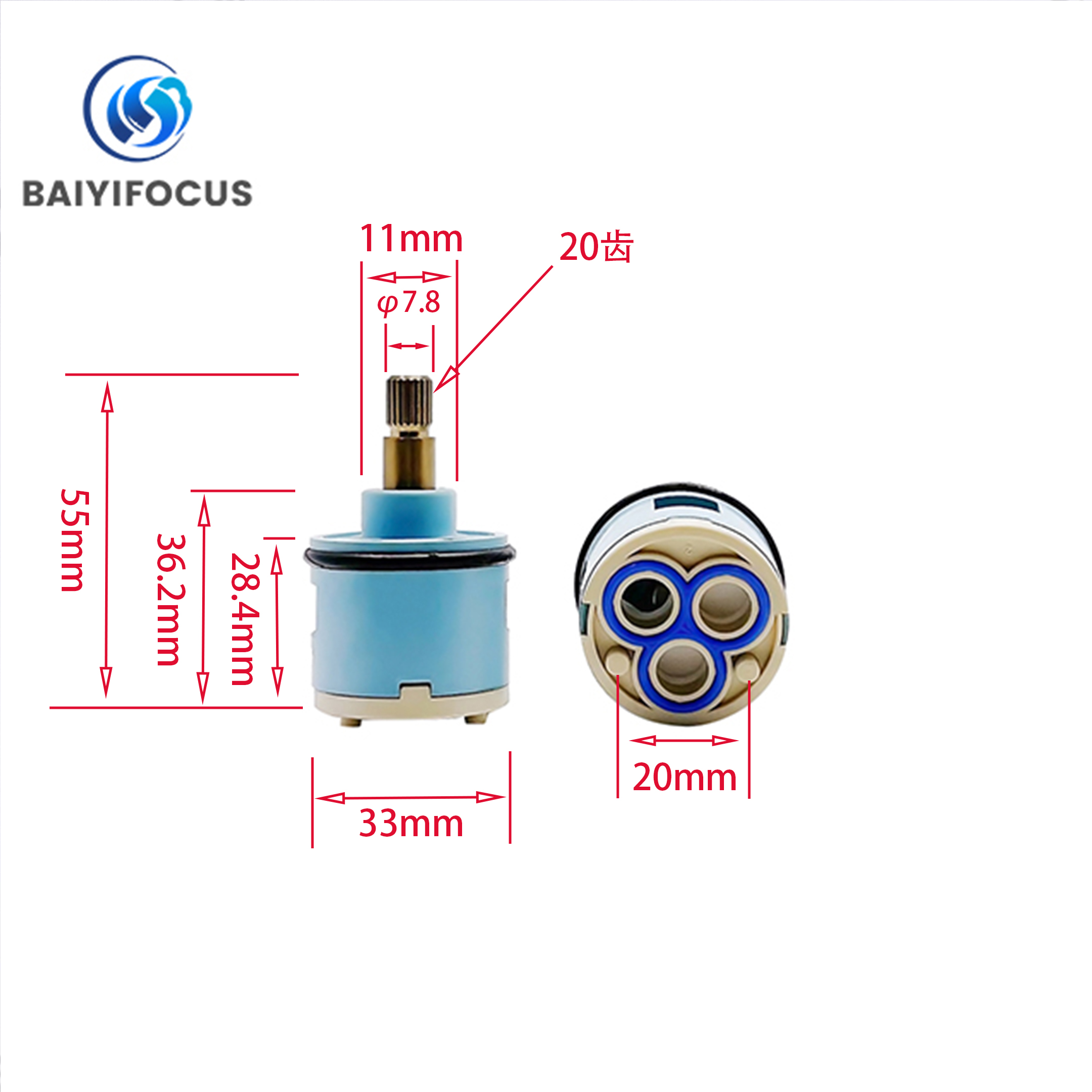 Ceramic Faucet Cartridge