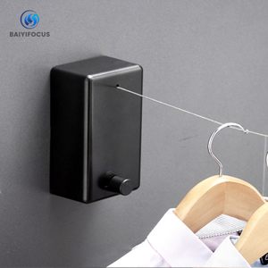 Indoor Clothesline Hotel Home Balcony Retractable Clothesline Non Punching Shrinkage Non Slip Clothesline