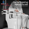 Wall-mounted barrier-free folding seat armrest toilet bathtub armrest