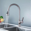 Kitchen all-copper pull-out hot and cold water faucet sink universal telescopic home washbasin splash-proof supercharged faucet