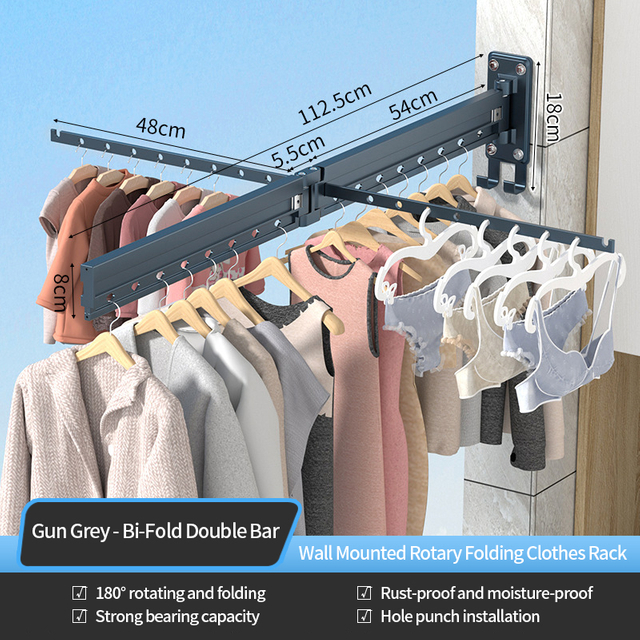 2 fold with 2 rods foldable clothes drying rack clothes drying rack