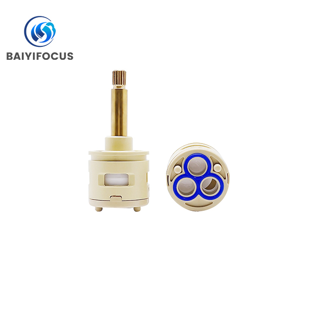 33mm Diameter 3-Stage Diverter Height Customizable Faucet Valve Replacement Shower Faucet Accessories