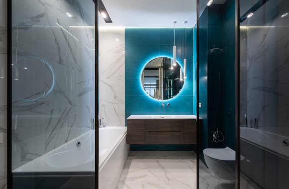 Which floor drain design is best for bathrooms?