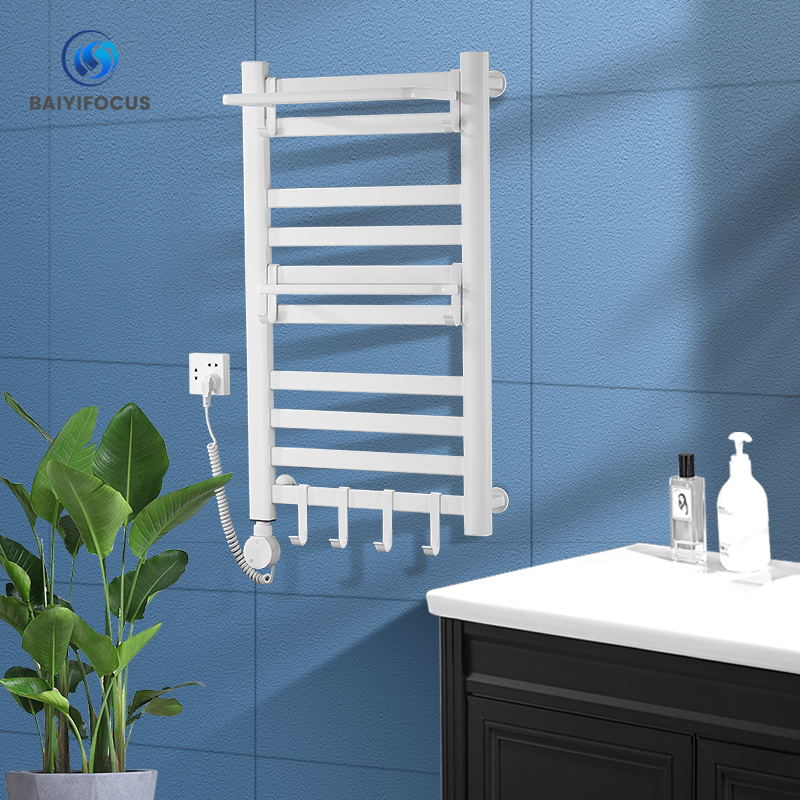 Towel Warmer Heating Towel Rack Square Rod Stainless Steel Bathroom Towel Rack