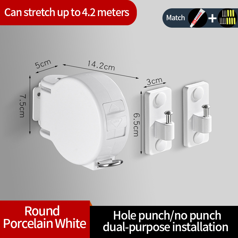 Retractable clothesline