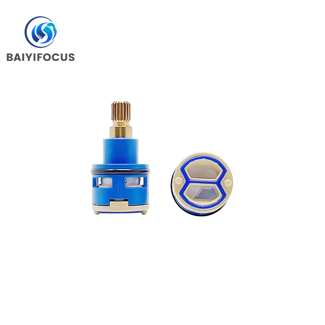 Plastic rod diverter faucet valve second gear copper rod diverter