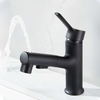 Bathroom faucet pull-out all copper white hot and cold water faucet wash face wash basin washbasin bathroom accessories