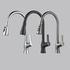 Kitchen all-copper pull-out hot and cold water faucet sink universal telescopic home washbasin splash-proof supercharged faucet